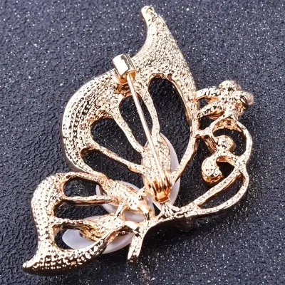 Punky Stone Vintage Butterfly Hijab Brooch